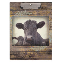 BLACK ONYX CLIPBOARD - SCHWARZES ANGUSCODE KLEMMBRETT