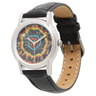 Black Opal Tie Dye, Damen-Uhr Armbanduhr