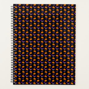 Black Orange Ghost Pumpkin Halloween Planer