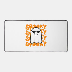 Black Orange Spooky Halloween Schreibtischunterlage