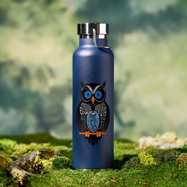 Black Owl Water Flasche (Außenbereich)