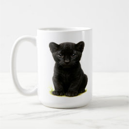 Black Panther Cube mit Big Eyes Kaffeetasse