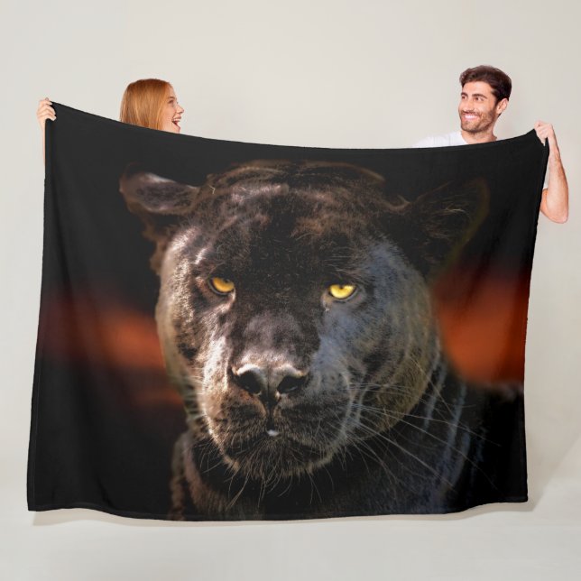 BLACK PANTHER FLEECEDECKE (Beispiel)