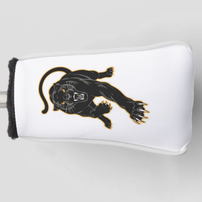 Black Panther Golf Head Cover Headcover (Vorderseite)