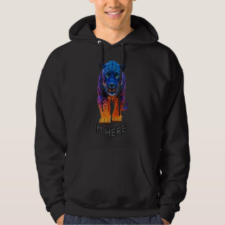 Black Panther Grafik "I'm Here" T-Shirt Hoodie