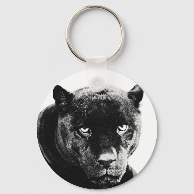Black Panther Jaguar Schlüsselanhänger (Vorderseite)