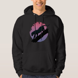 Black Panther Jungle Animal Men Hoodie