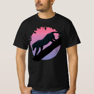 Black Panther Jungle Animal T-Shirt