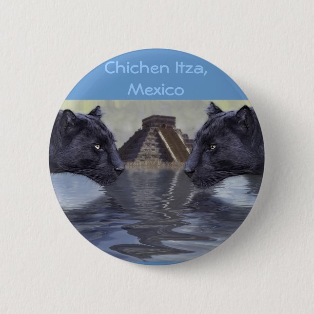 Black Panther Mexico Collection Button (Vorderseite)