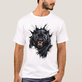 Black Panther Power T-Shirt – Kühnes Tierdesign