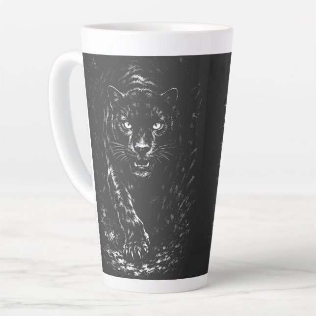 Black Panther — von BurnsInHell Milchtasse (Linke Ecke)