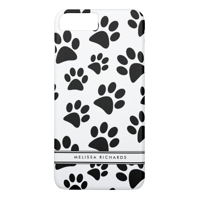 Black Paw druckt Personalisiertes iPhone 7 Fall Case-Mate iPhone Hülle (Rückseite)