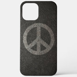 Black Peace Sign Phone Case - iPhone 12 Pro Max