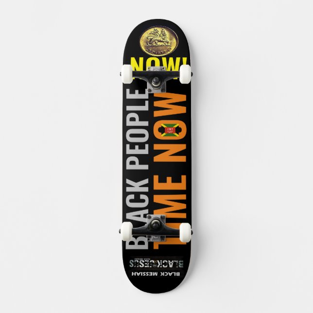 BLACK PEOPLE TIME MAINTENANT JMT Skateboard (Recto)