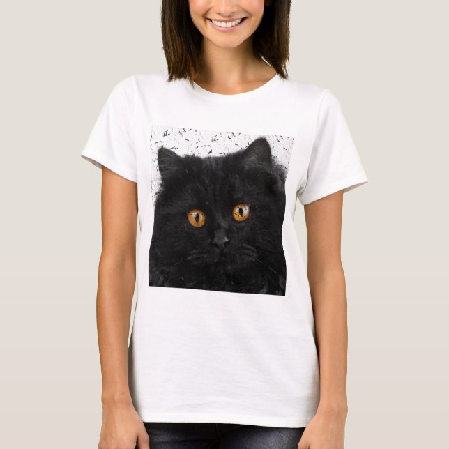 Black Persian Face T-Shirt (Vorderseite)