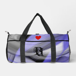 Black Petit Sac De Sport Tendance Lavande Abstrait