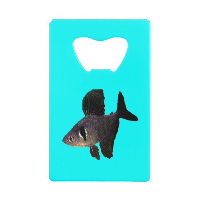 Black Phantom Tetra Geldbeutel Flaschenöffner (Vorderseite)