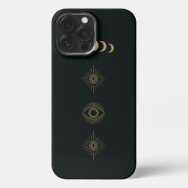 Black Phone Case Evil Eye iPhone 13 Pro Max Hülle