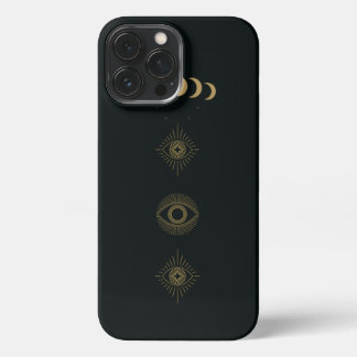 Black Phone Case Evil Eye iPhone 13 Pro Max Hülle