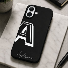 Black Phone Case - personalisierte Notizzettel