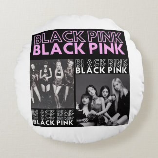 Black Pink - BP Rundes Kissen