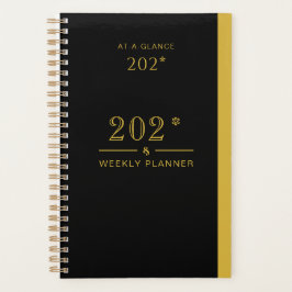 Black Planner 2026 for Home and Office Use Planer