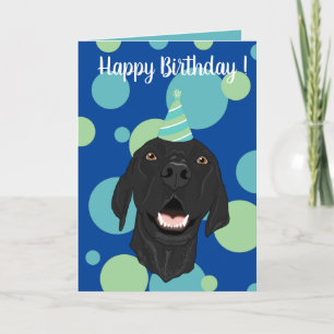 Black Pointer Puppy Dankeskarte