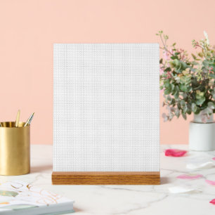 Black Polka Dot Nahtloses Muster Tiny Dots Acrylschild