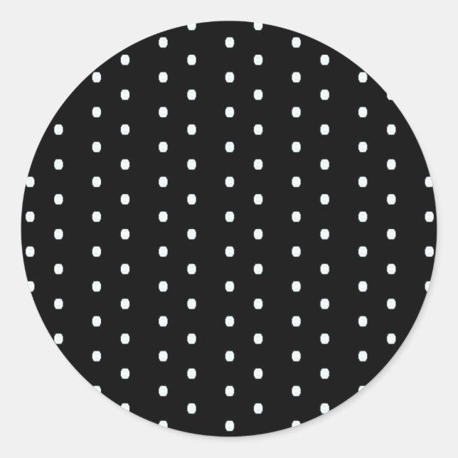 Black Polka Dot Stickers (Vorderseite)