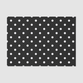 BLACK POLKA DOT Tissue Paper Seidenpapier