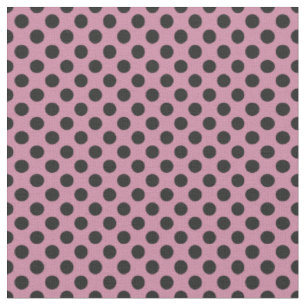 Black Polka Dots   Wählen Sie eine beliebige Hinte Stoff