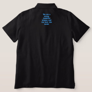 Black polo for women