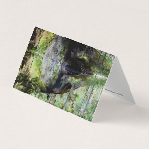 "Black Pond" Adirondack Lake and Rock Landschaft