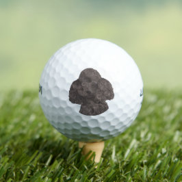 Black Poodle Golfball