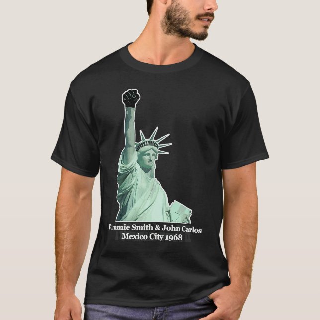 Black Power Salute Mexico City 1968 T-Shirt (Vorderseite)