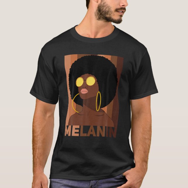 Black Pride History Month Apparel African American T-Shirt (Vorderseite)