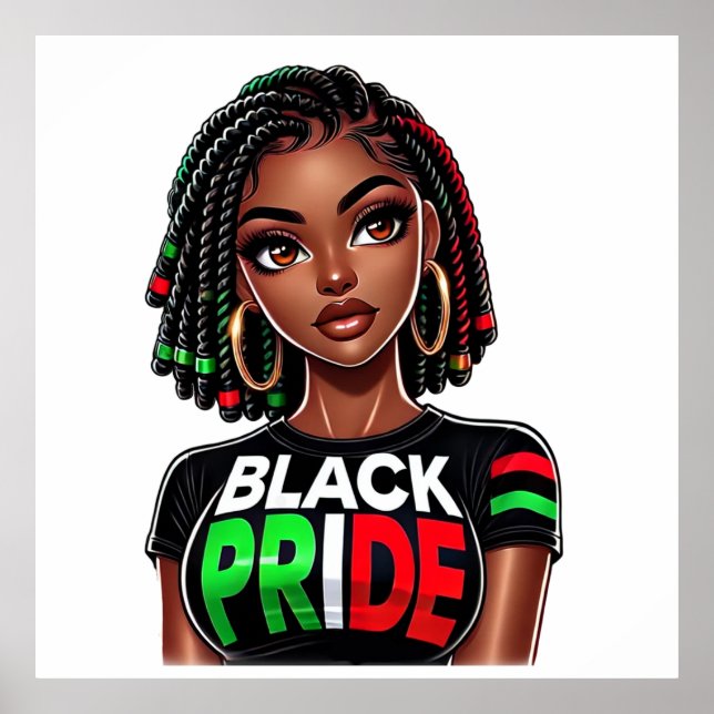 Black Pride Lady Poster (Vorne)
