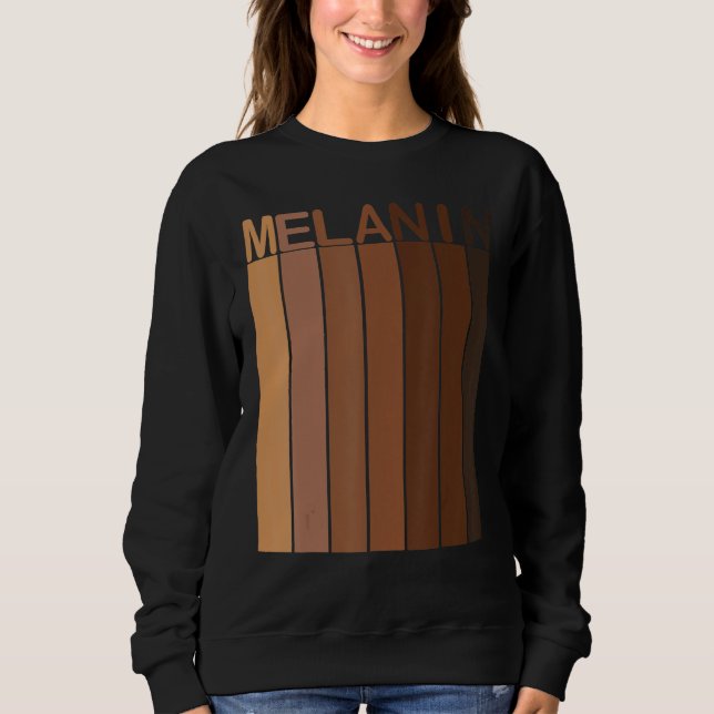 Black Pride Melanin Queens Kings St Patrick's Day Sweatshirt (Vorderseite)