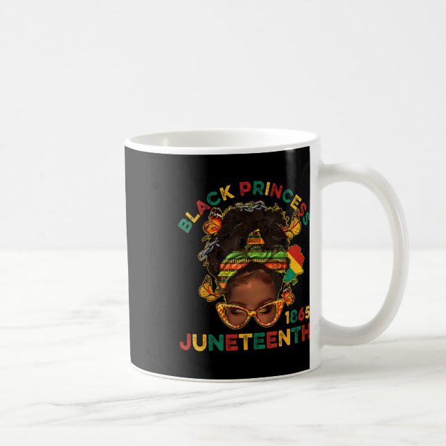 Black Princes Juneteenth 1865 History Month Melani Kaffeetasse (Rechts)