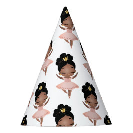 Black Princess Ballerina Partyhütchen