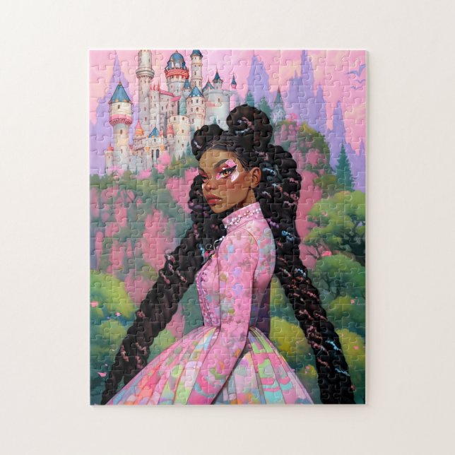 Black Princess Fantasy Art (Vertikal)