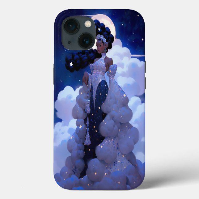 Black Princess Fantasy Art Case-Mate iPhone Hülle (Rückseite)