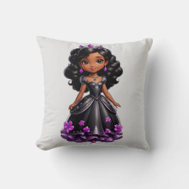Black Princess Kissen