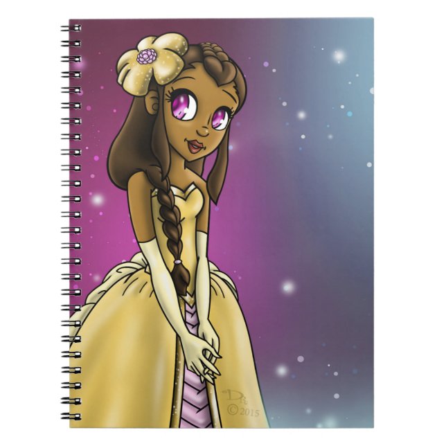 Black Princess Notizblock (Vorderseite)