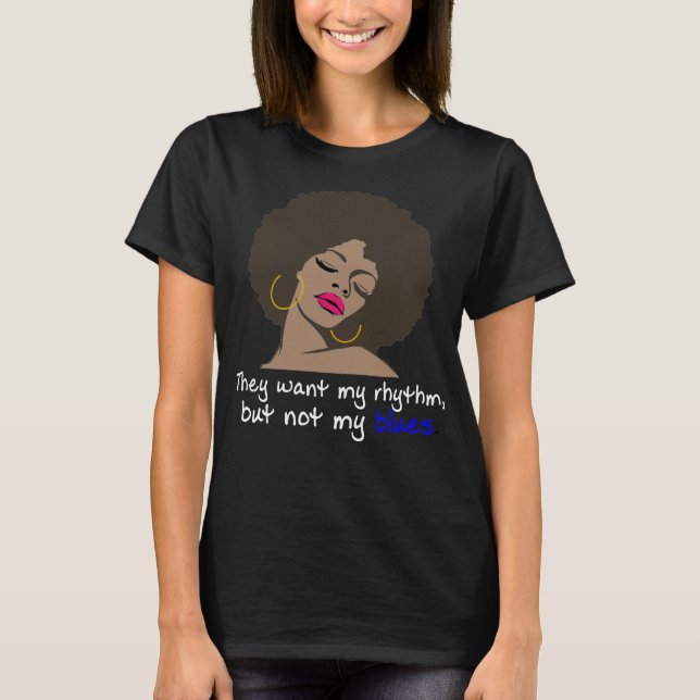 Black Prix - Strong Black Woman - Black History T-Shirt (Vorderseite)