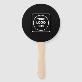 Black Promotion Hand Fan | Logo für benutzerdefini Fächer