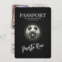 Black Puerto Rico Passport