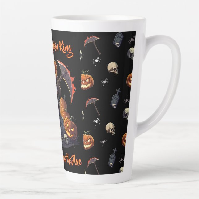 🖤 Black Pumpkin King Halloween Tasse 🎃 (Rechts)