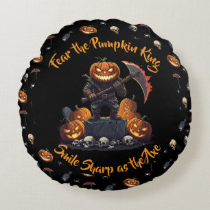 🖤 Black Pumpkin King Throw Kissen 🎃