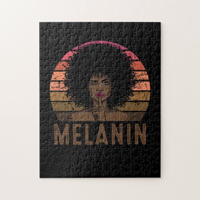 Black Queen Afro Melanin (Vertikal)